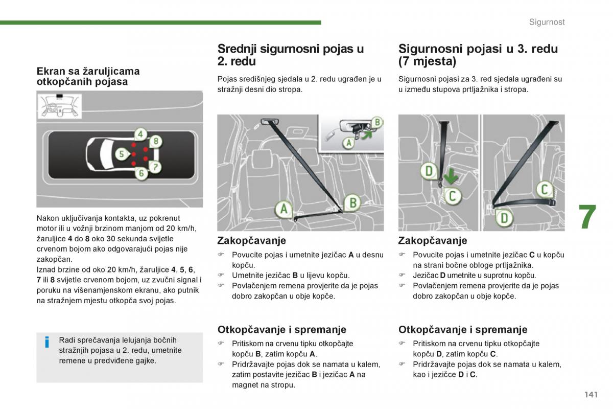 Peugeot 5008 II 2 vlasnicko uputstvo / page 143