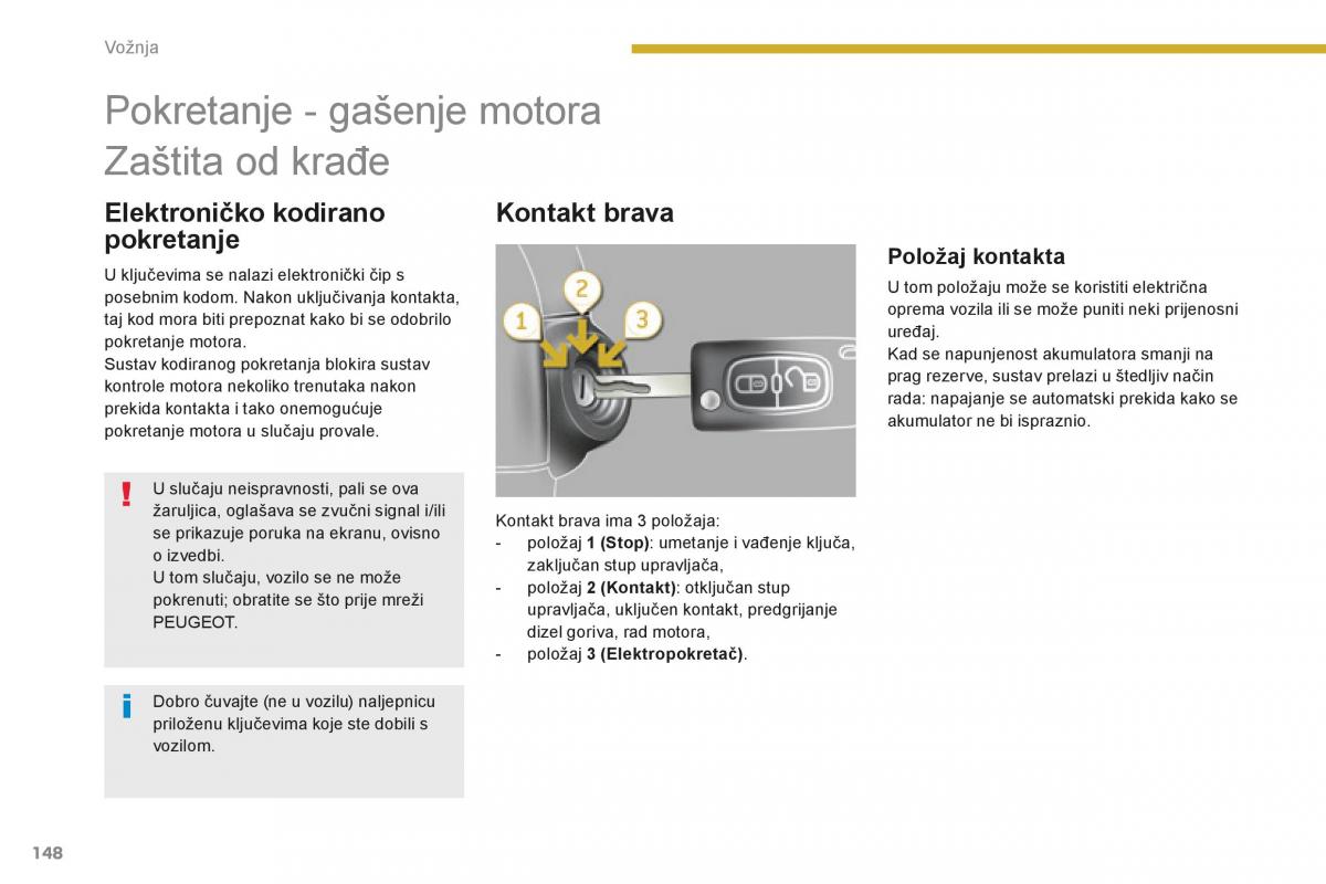 Peugeot 5008 II 2 vlasnicko uputstvo / page 150