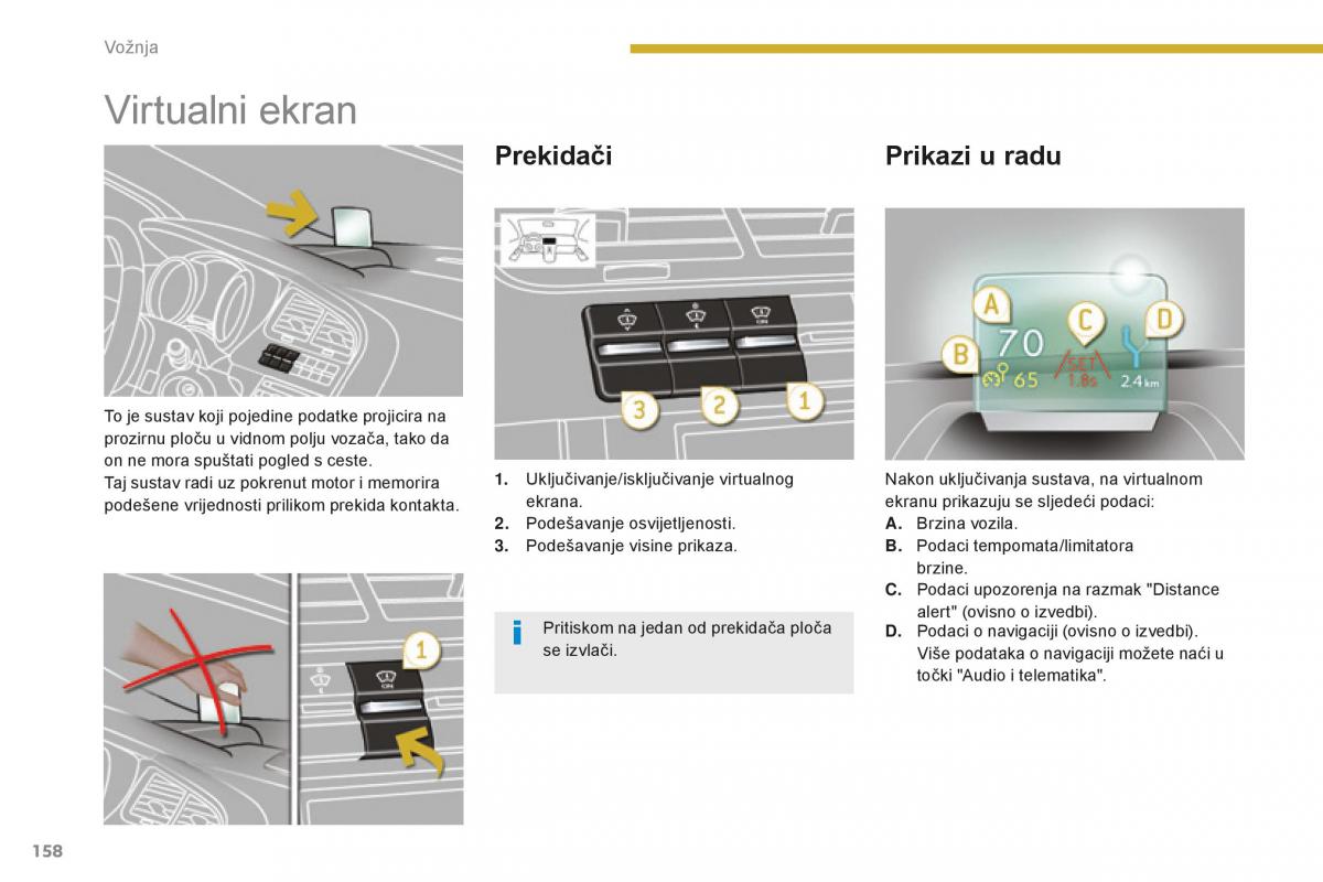 Peugeot 5008 II 2 vlasnicko uputstvo / page 160