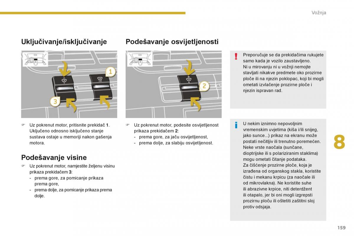 Peugeot 5008 II 2 vlasnicko uputstvo / page 161