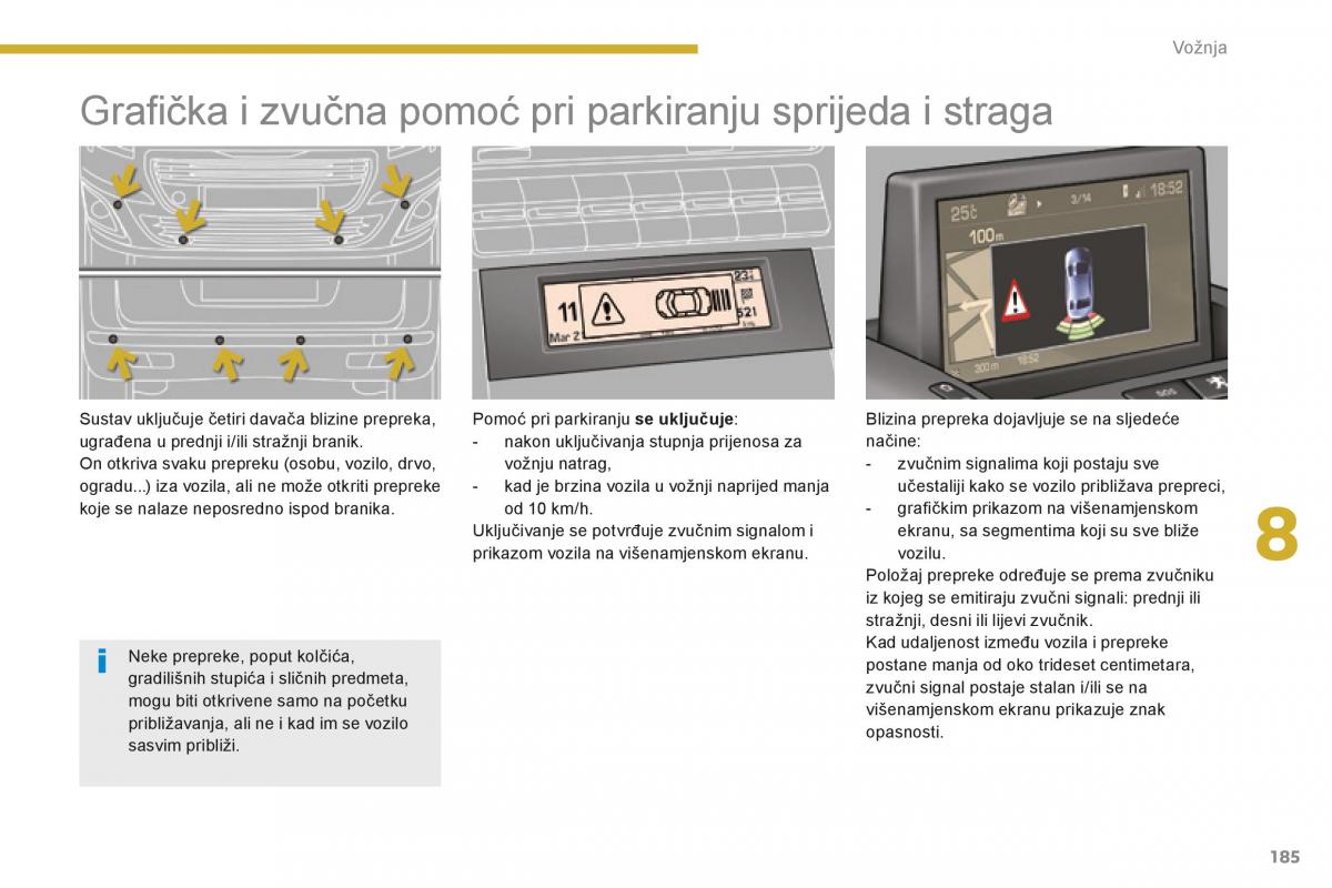 Peugeot 5008 II 2 vlasnicko uputstvo / page 187