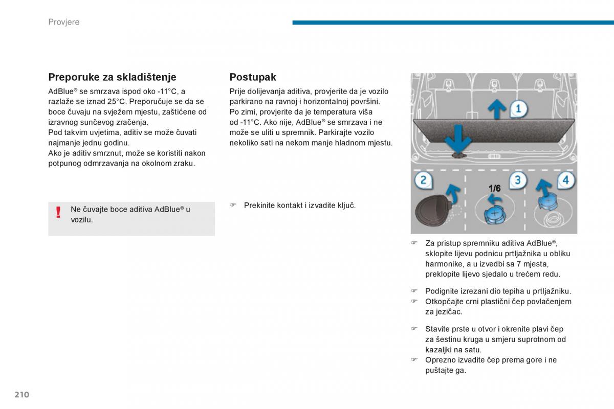 Peugeot 5008 II 2 vlasnicko uputstvo / page 212