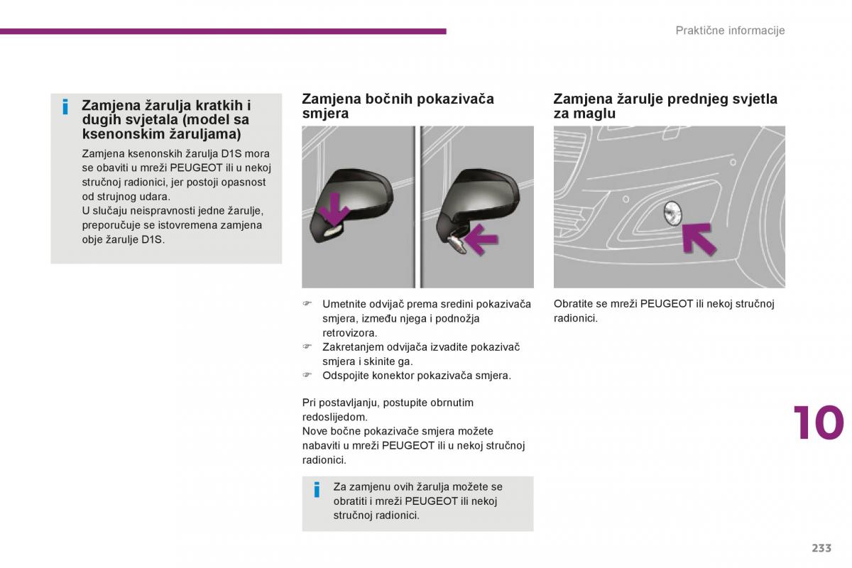 Peugeot 5008 II 2 vlasnicko uputstvo / page 235