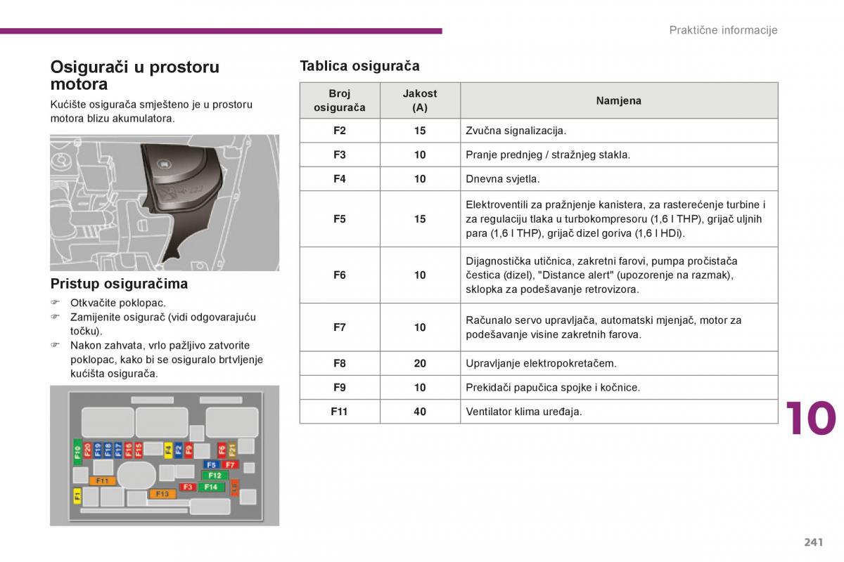 Peugeot 5008 II 2 vlasnicko uputstvo / page 243