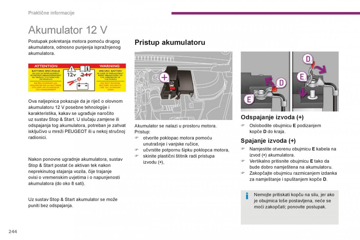 Peugeot 5008 II 2 vlasnicko uputstvo / page 246