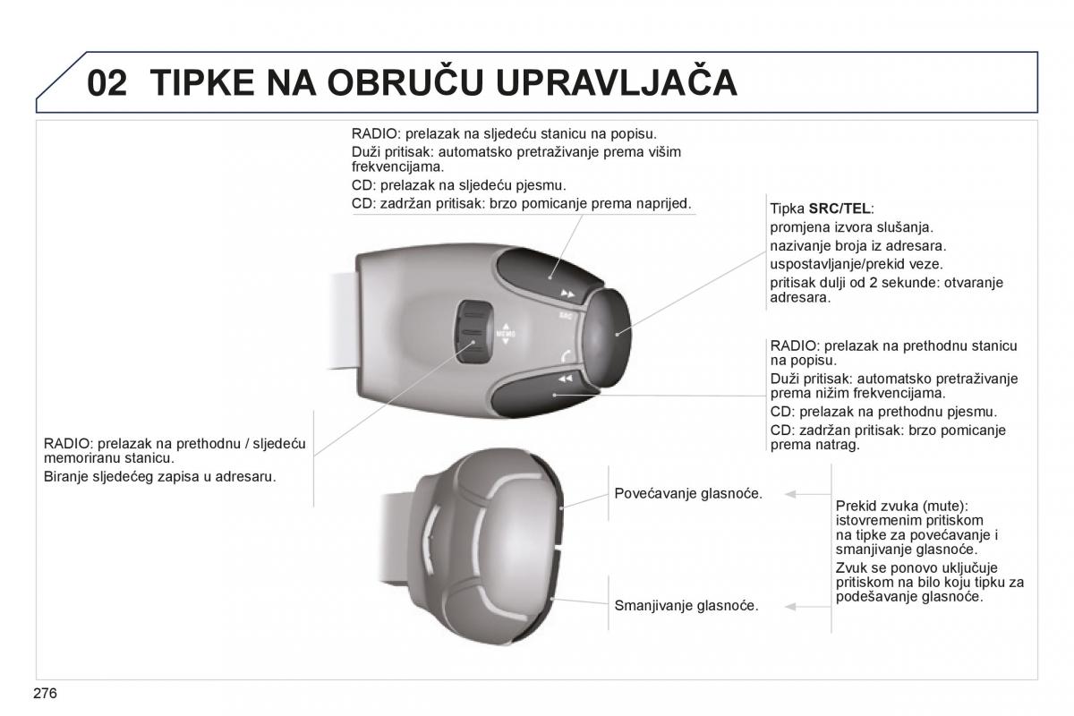 Peugeot 5008 II 2 vlasnicko uputstvo / page 278