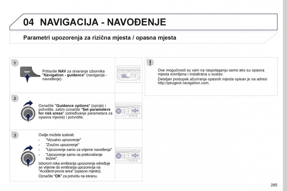 Peugeot 5008 II 2 vlasnicko uputstvo / page 287