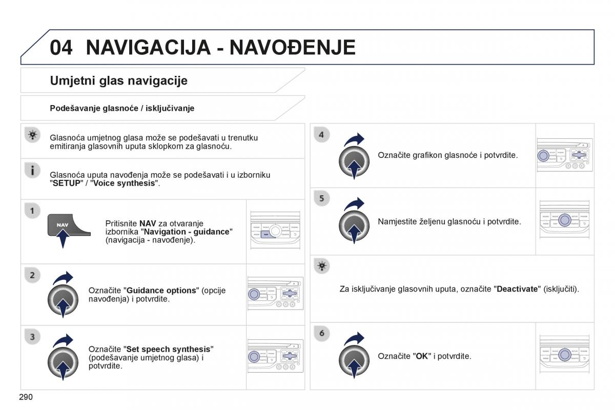 Peugeot 5008 II 2 vlasnicko uputstvo / page 292