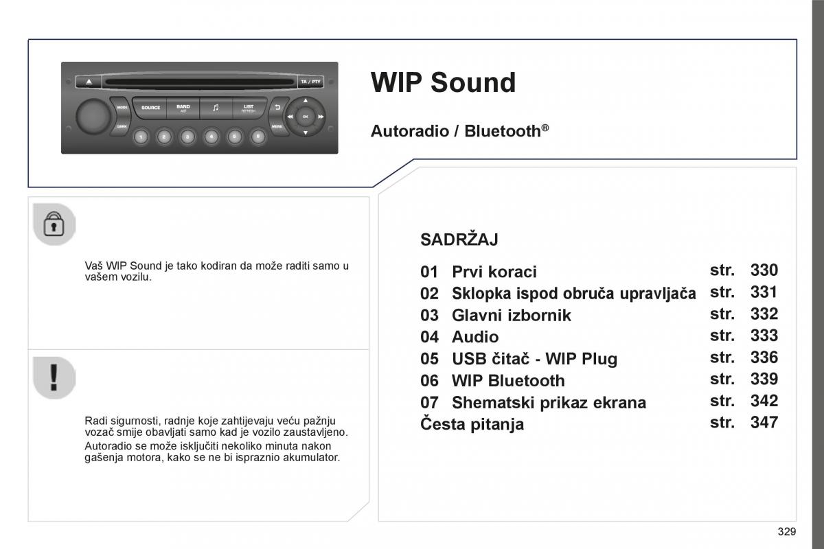 Peugeot 5008 II 2 vlasnicko uputstvo / page 331