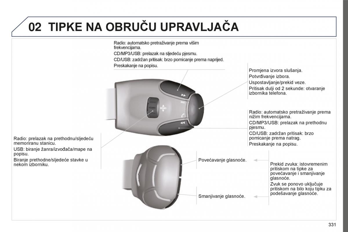 Peugeot 5008 II 2 vlasnicko uputstvo / page 333