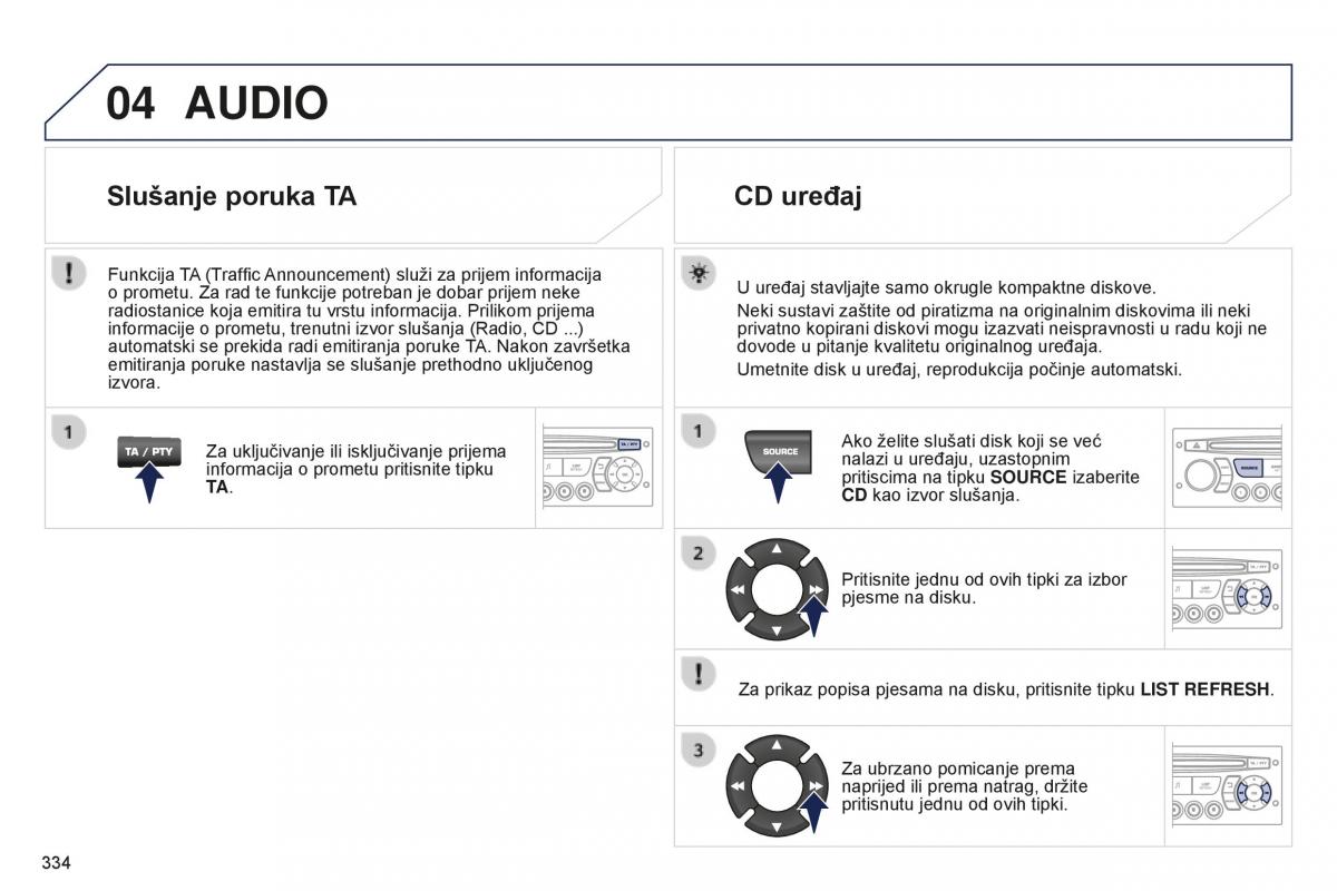 Peugeot 5008 II 2 vlasnicko uputstvo / page 336