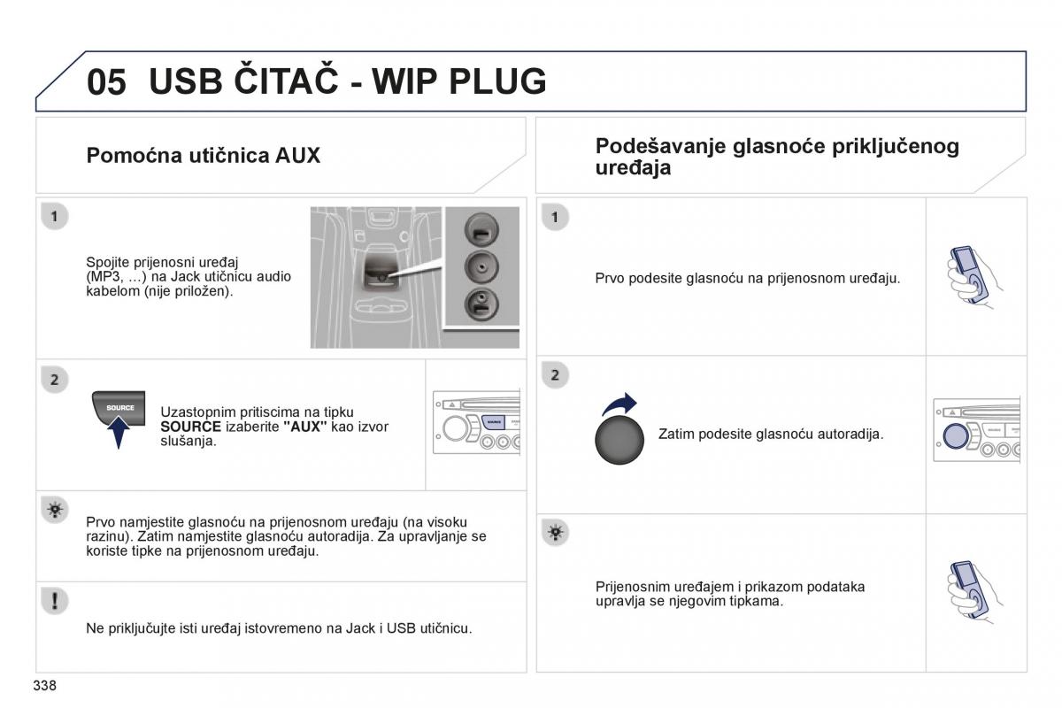 Peugeot 5008 II 2 vlasnicko uputstvo / page 340