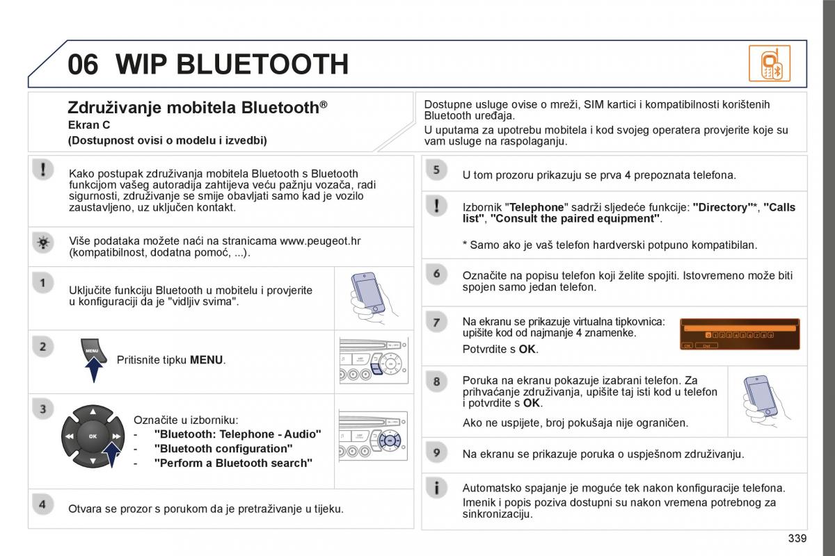 Peugeot 5008 II 2 vlasnicko uputstvo / page 341