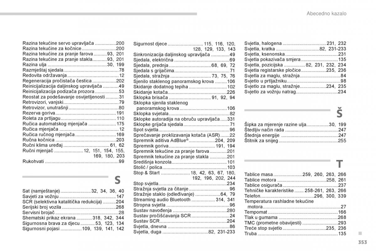 Peugeot 5008 II 2 vlasnicko uputstvo / page 355