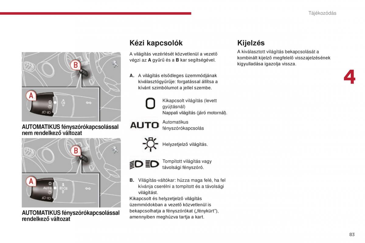 Peugeot 5008 II 2 Kezelesi utmutato / page 85