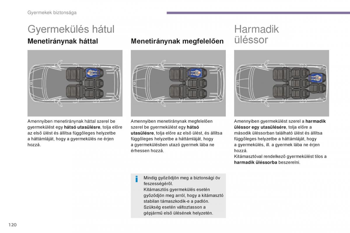 Peugeot 5008 II 2 Kezelesi utmutato / page 122