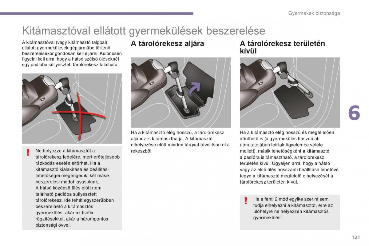 Peugeot 5008 II 2 Kezelesi utmutato / page 123