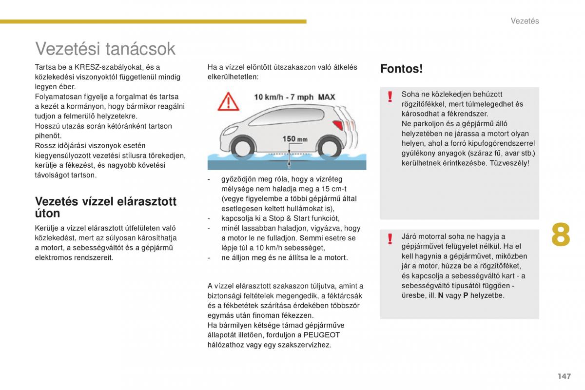 Peugeot 5008 II 2 Kezelesi utmutato / page 149