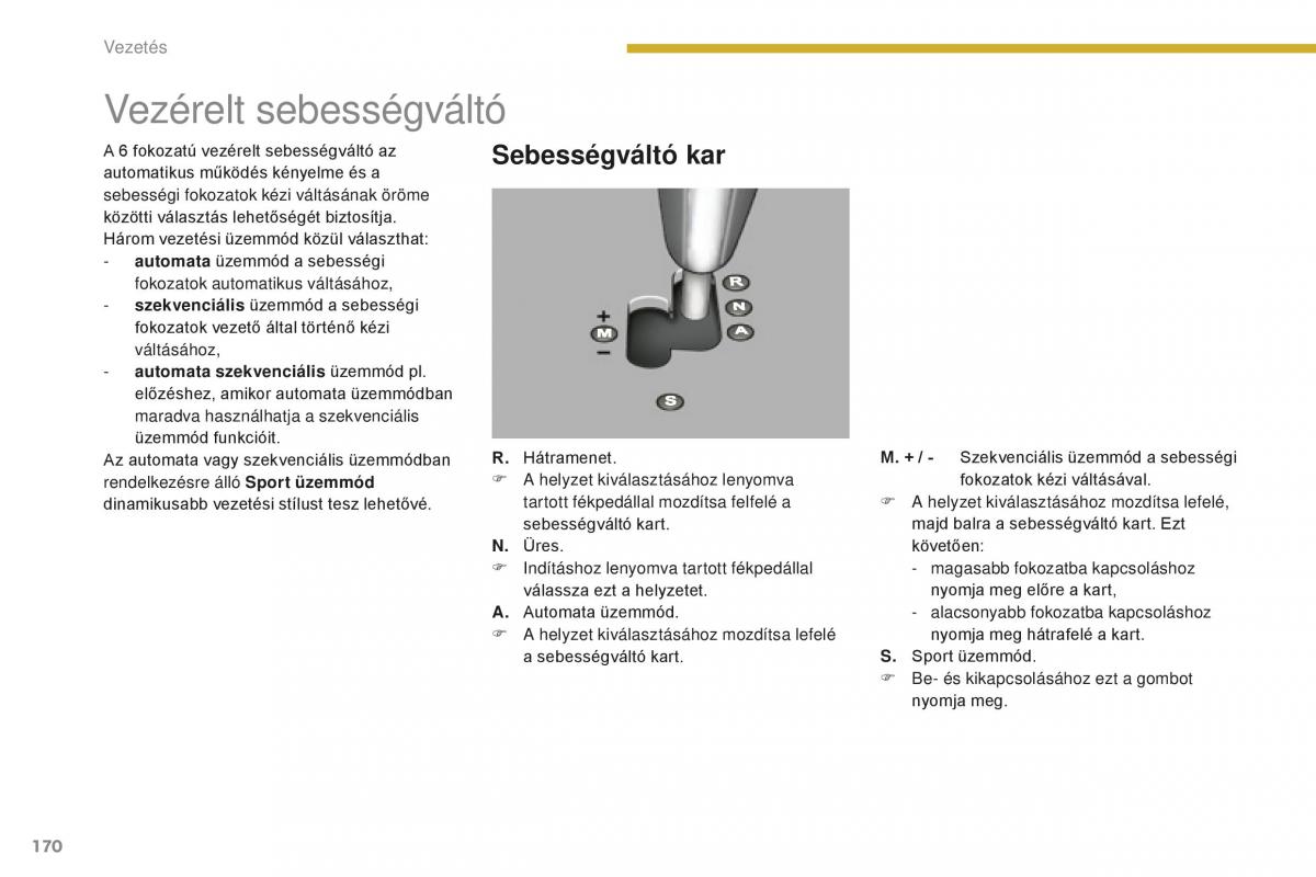 Peugeot 5008 II 2 Kezelesi utmutato / page 172