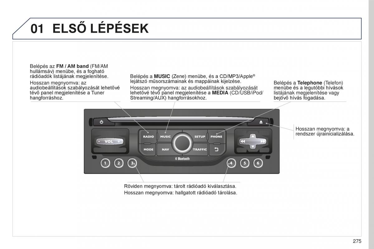 Peugeot 5008 II 2 Kezelesi utmutato / page 277