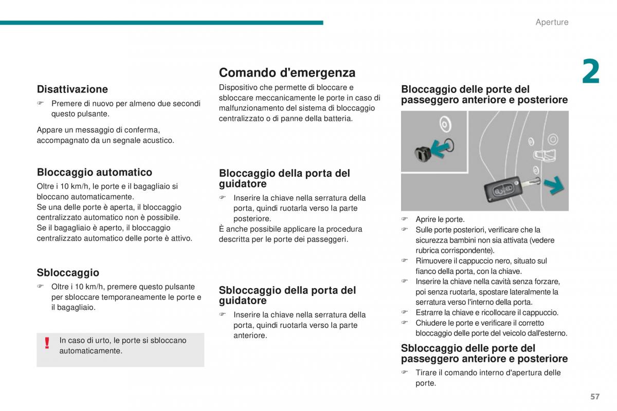 Peugeot 5008 II 2 manuale del proprietario / page 59