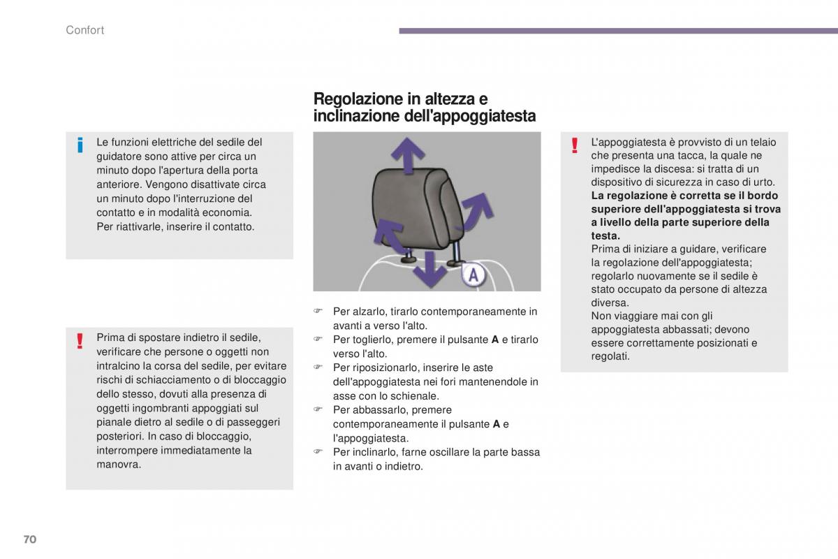 Peugeot 5008 II 2 manuale del proprietario / page 72