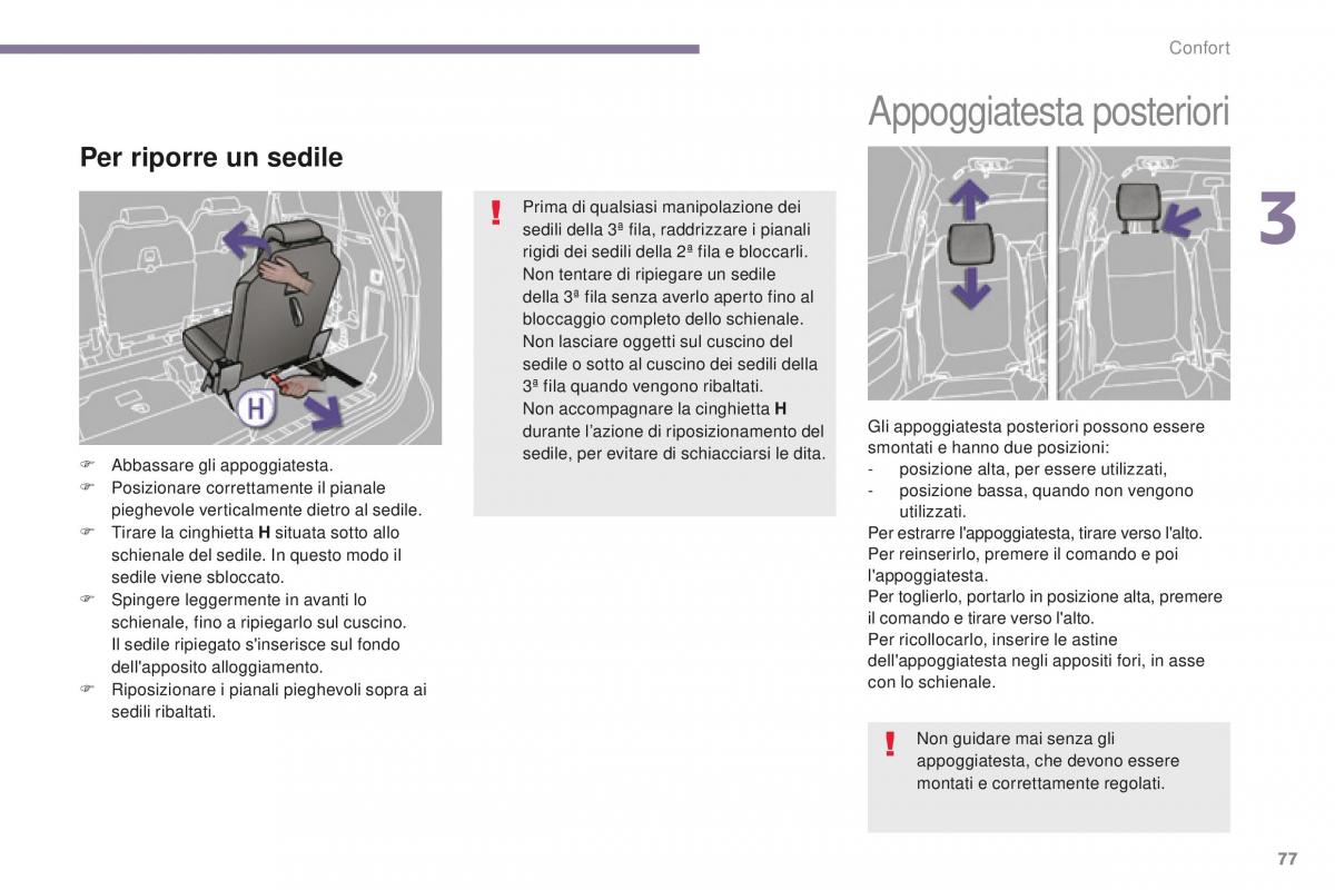 Peugeot 5008 II 2 manuale del proprietario / page 79