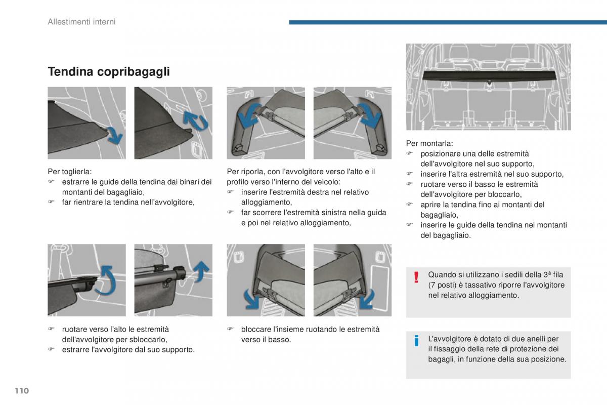 Peugeot 5008 II 2 manuale del proprietario / page 112