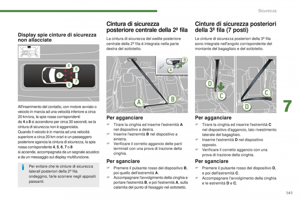 Peugeot 5008 II 2 manuale del proprietario / page 186