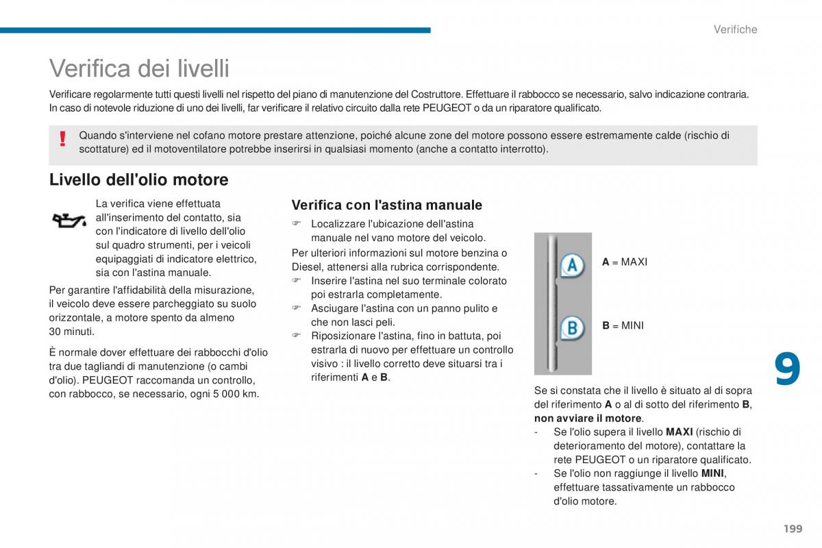 Peugeot 5008 II 2 manuale del proprietario / page 201