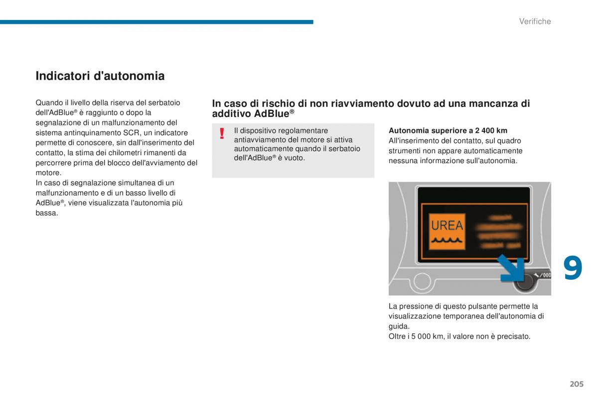 Peugeot 5008 II 2 manuale del proprietario / page 207