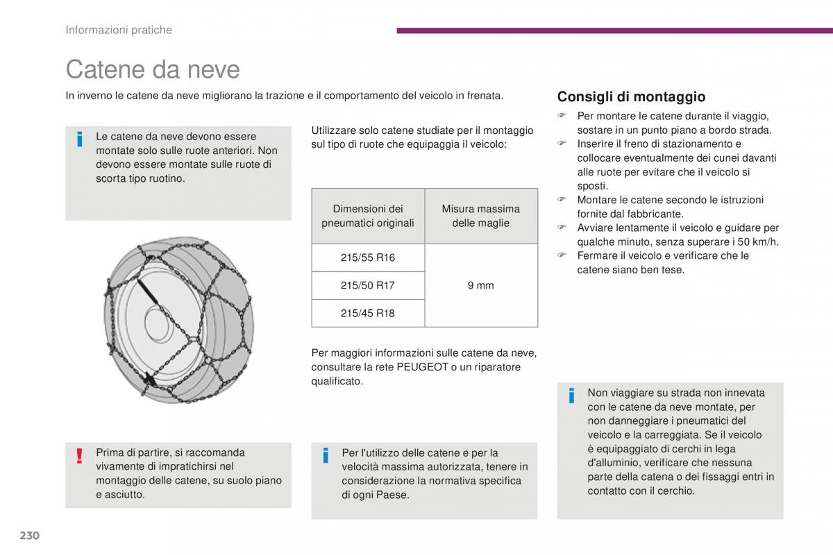 Peugeot 5008 II 2 manuale del proprietario / page 232