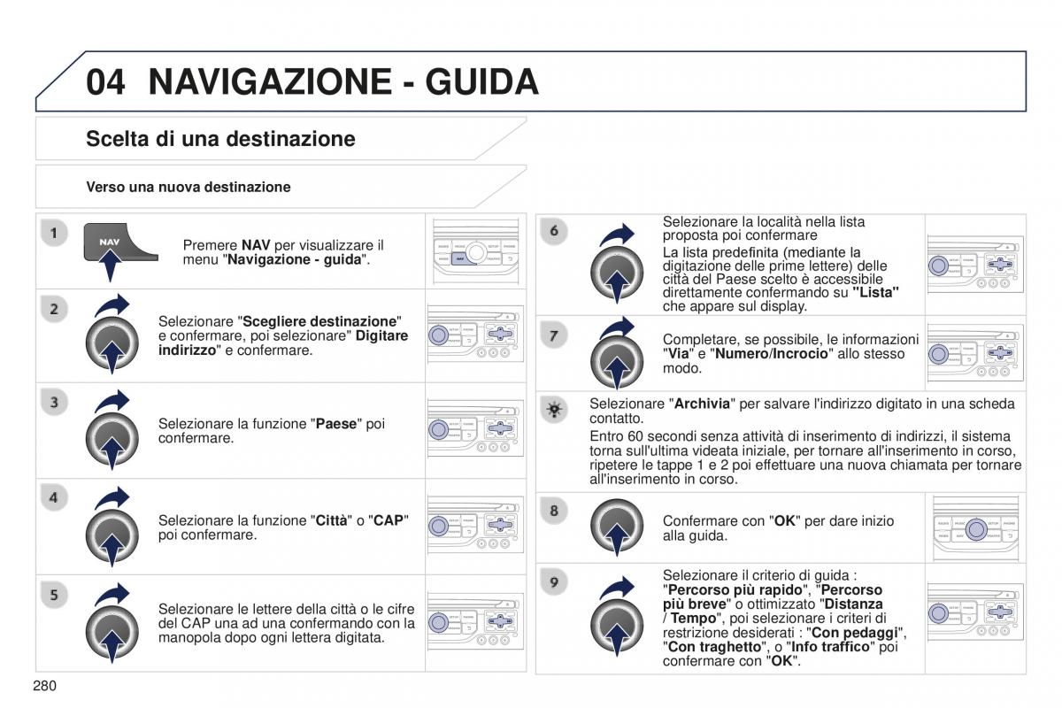 Peugeot 5008 II 2 manuale del proprietario / page 282