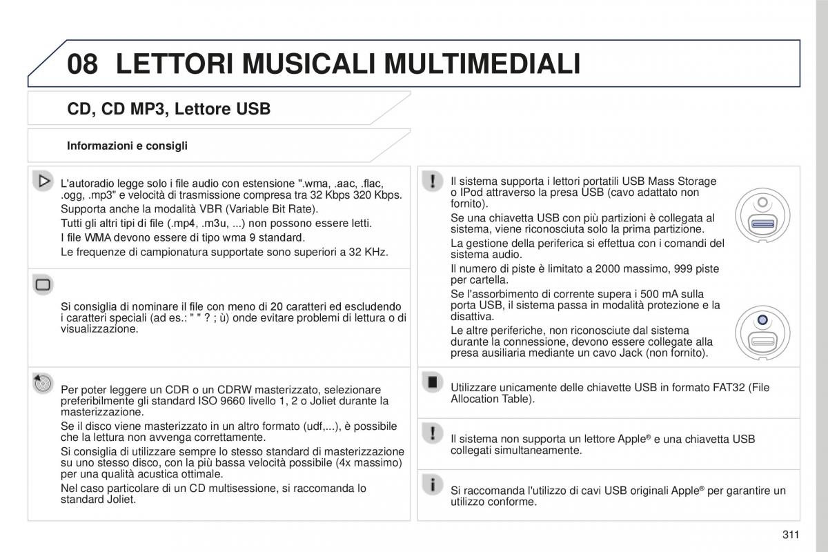 Peugeot 5008 II 2 manuale del proprietario / page 313