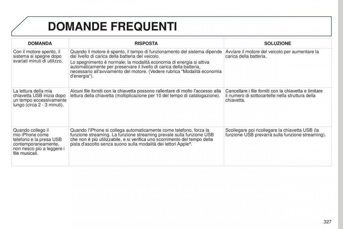 Peugeot 5008 II 2 manuale del proprietario / page 329