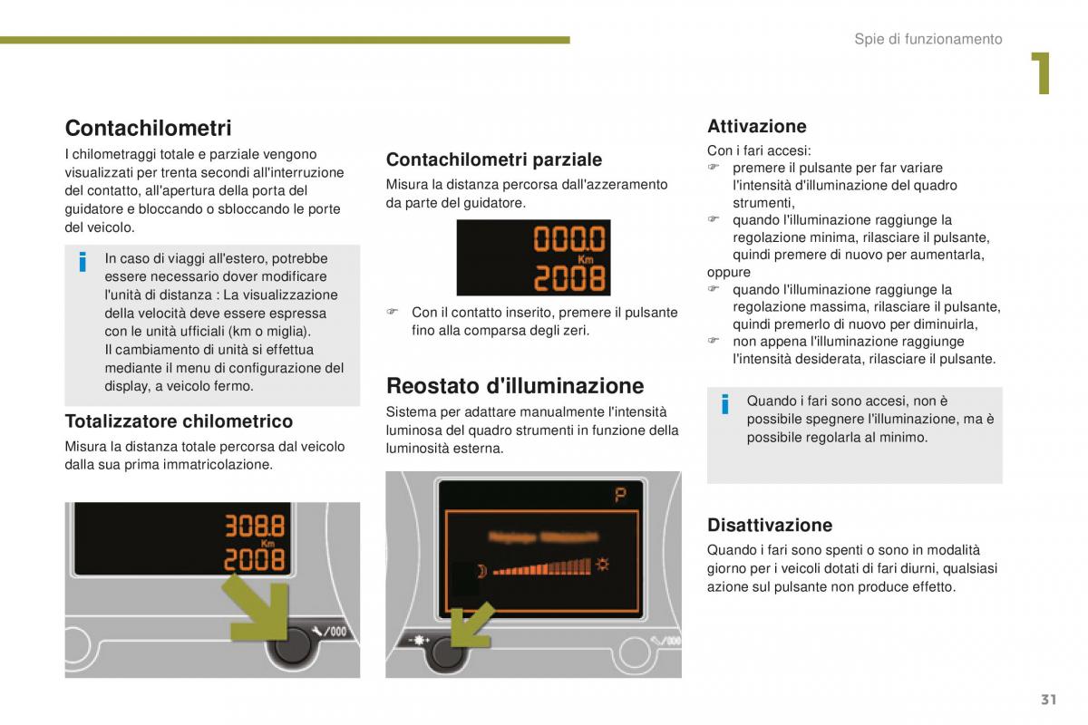 Peugeot 5008 II 2 manuale del proprietario / page 33