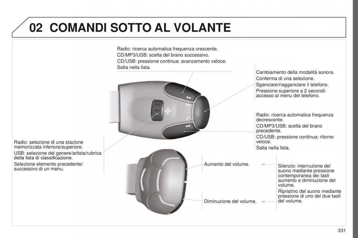 Peugeot 5008 II 2 manuale del proprietario / page 333