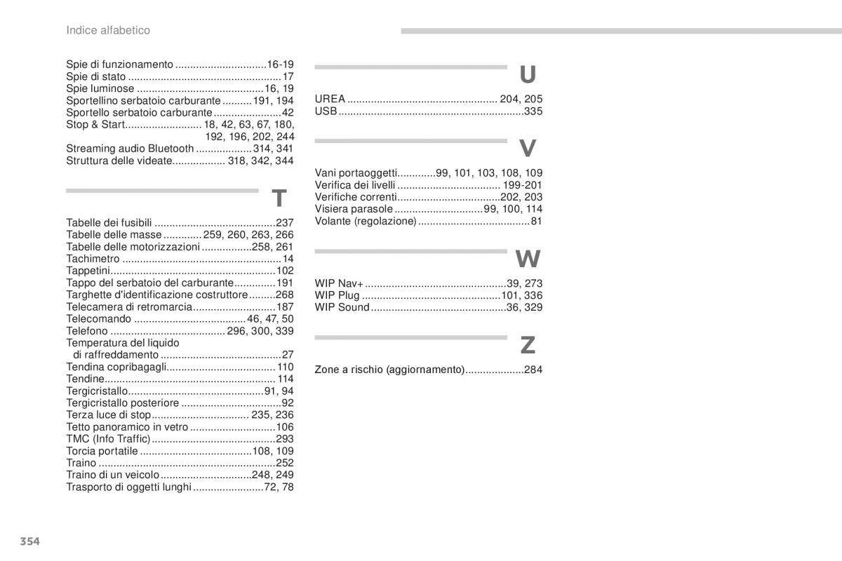 Peugeot 5008 II 2 manuale del proprietario / page 356