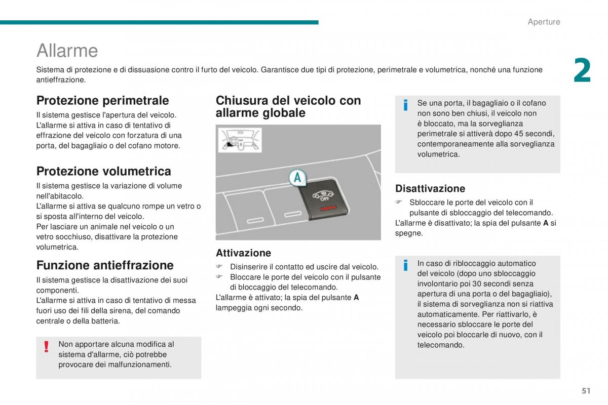 Peugeot 5008 II 2 manuale del proprietario / page 53