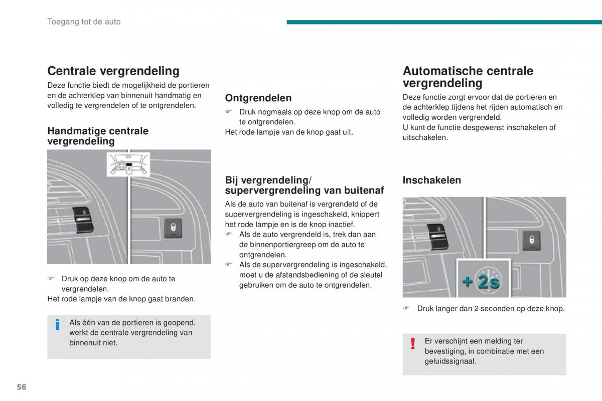 manual  Peugeot 5008 II 2 handleiding / page 58