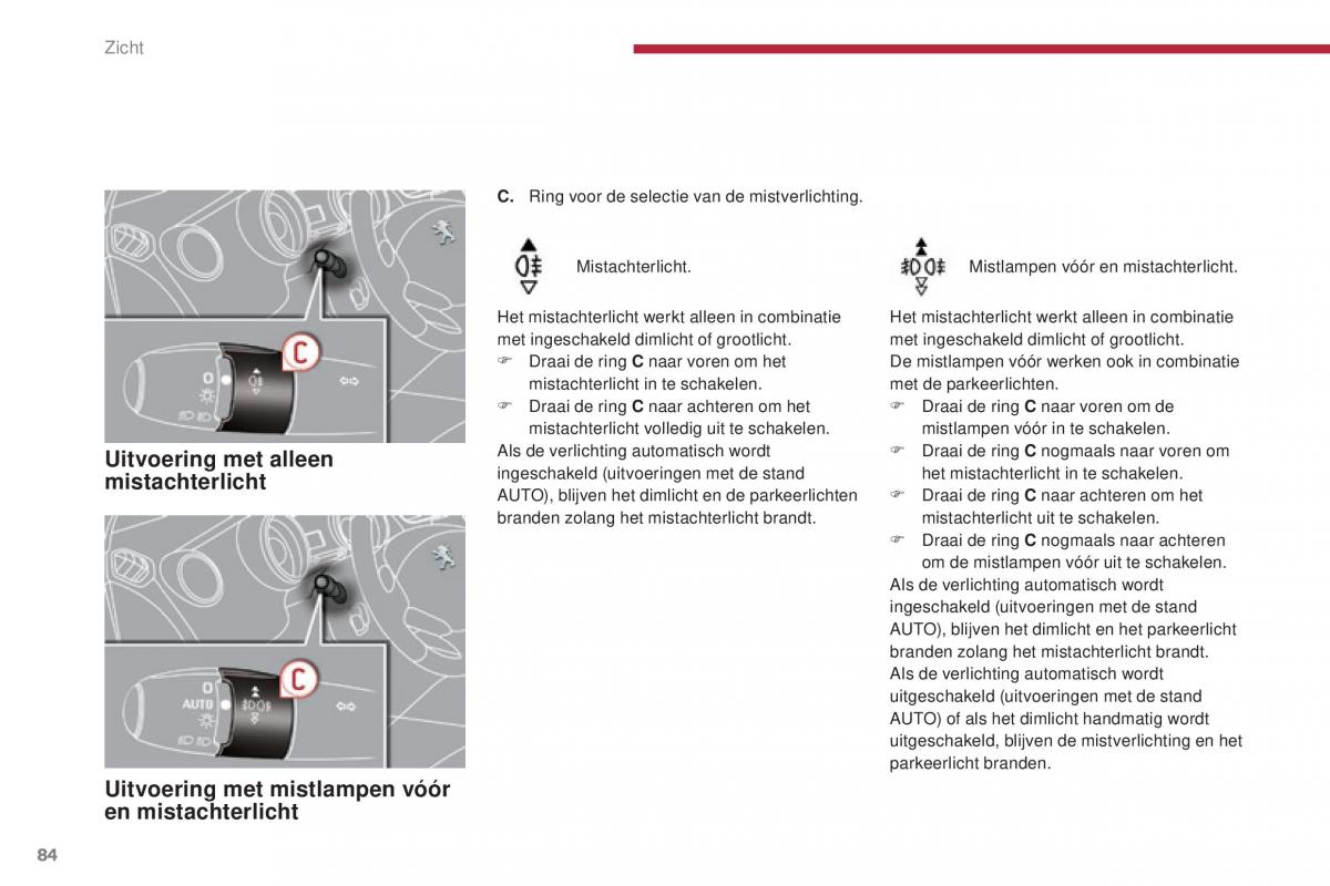 manual  Peugeot 5008 II 2 handleiding / page 86