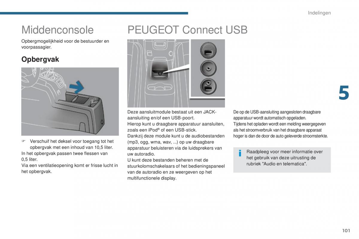 Peugeot 5008 II 2 handleiding / page 103