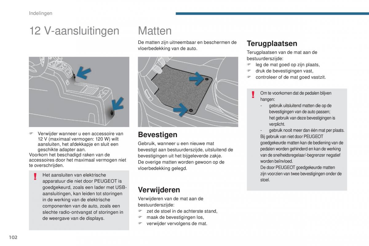 manual  Peugeot 5008 II 2 handleiding / page 104