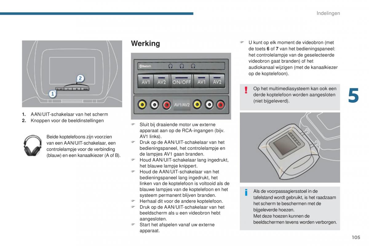 manual  Peugeot 5008 II 2 handleiding / page 107