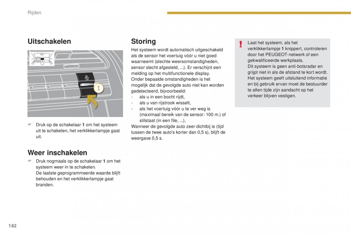 manual  Peugeot 5008 II 2 handleiding / page 164