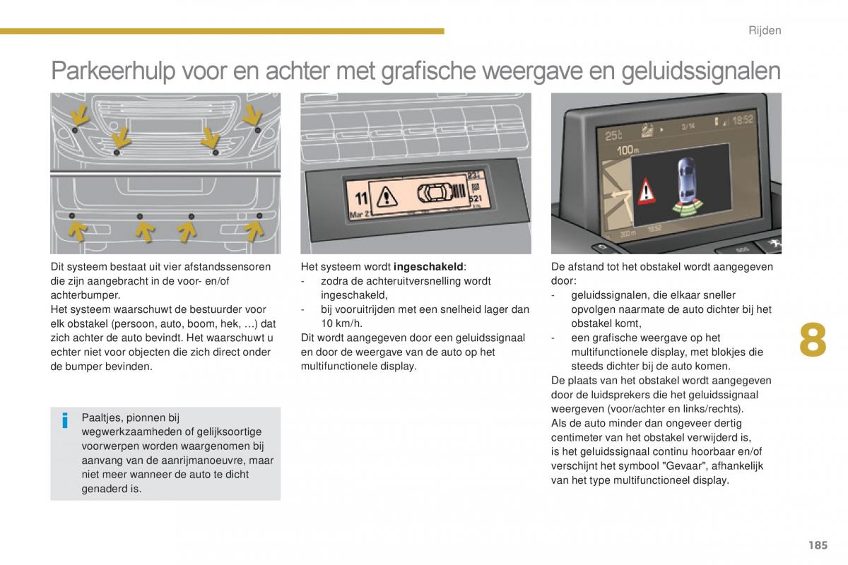 manual  Peugeot 5008 II 2 handleiding / page 187