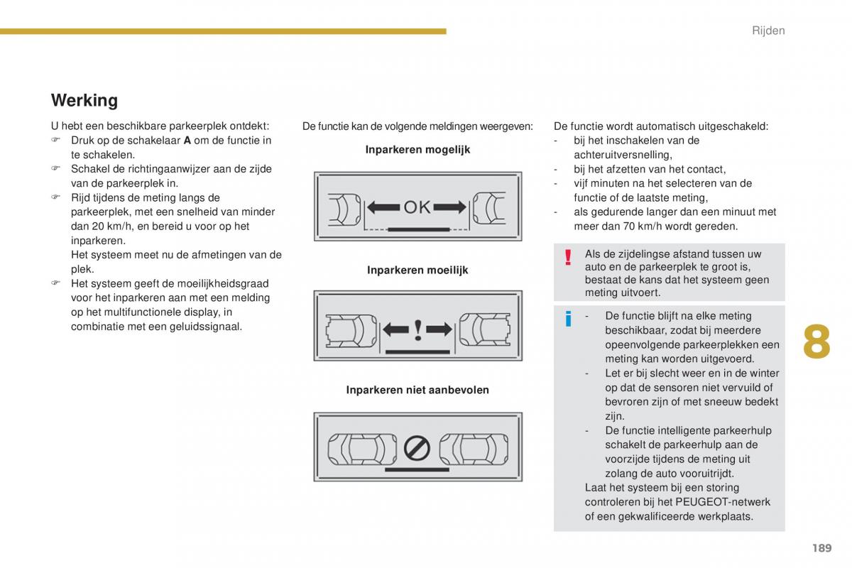 manual  Peugeot 5008 II 2 handleiding / page 191