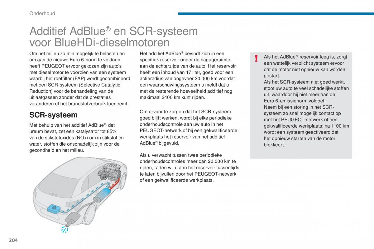 manual  Peugeot 5008 II 2 handleiding / page 206