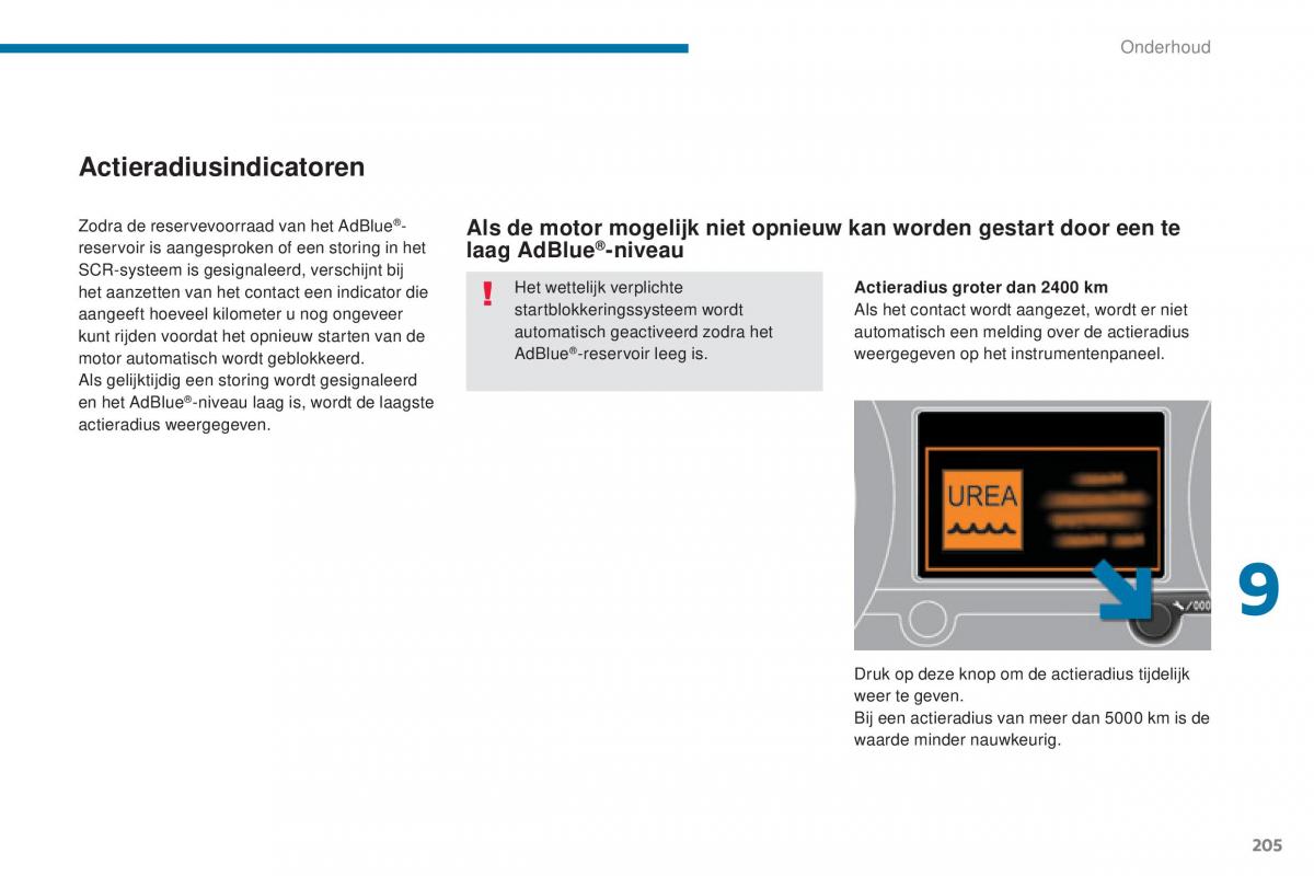 manual  Peugeot 5008 II 2 handleiding / page 207