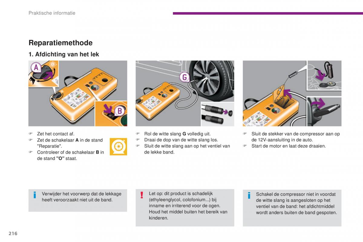 manual  Peugeot 5008 II 2 handleiding / page 218